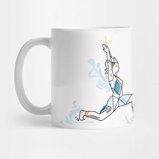 Yoga geometric asanas - low lunge pose Mug